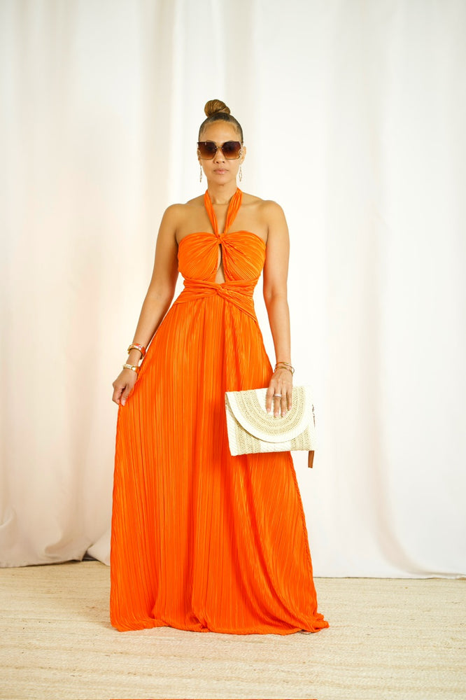Lori Maxi Dress - Orange (T000)