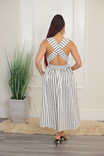Brunch Babe Stripe Dress (T140)