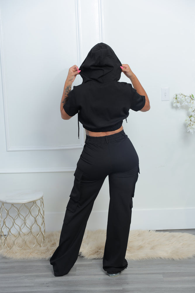 Never See Me Sweat Suit - Black (B1)
