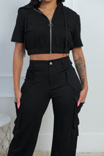 Never See Me Sweat Suit - Black (B1)
