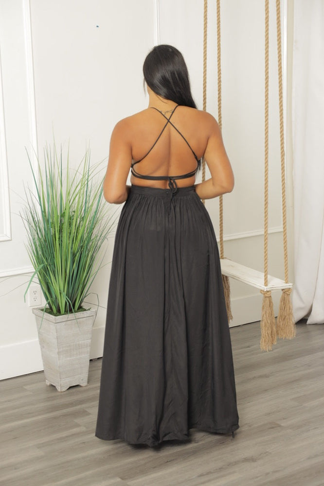 Capri Maxi Dress - Black (B1)