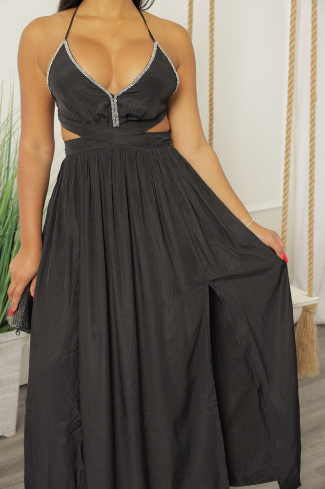 Capri Maxi Dress - Black (B1)